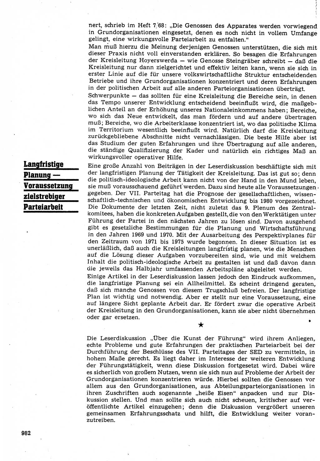 Neuer Weg (NW), Organ des Zentralkomitees (ZK) der SED (Sozialistische Einheitspartei Deutschlands) für Fragen des Parteilebens, 23. Jahrgang [Deutsche Demokratische Republik (DDR)] 1968, Seite 966 (NW ZK SED DDR 1968, S. 966)