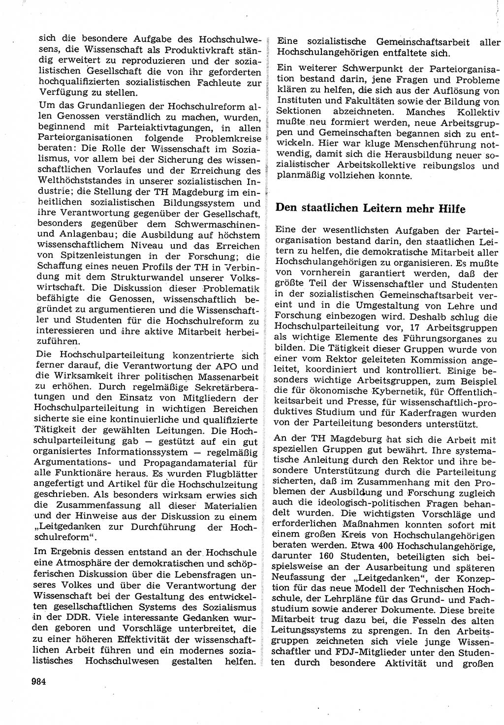 Neuer Weg (NW), Organ des Zentralkomitees (ZK) der SED (Sozialistische Einheitspartei Deutschlands) für Fragen des Parteilebens, 23. Jahrgang [Deutsche Demokratische Republik (DDR)] 1968, Seite 968 (NW ZK SED DDR 1968, S. 968)