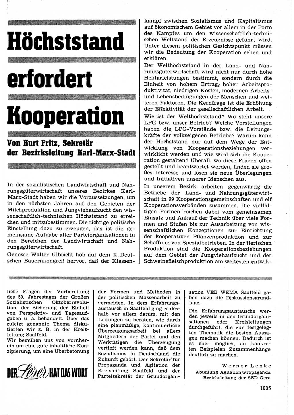 Neuer Weg (NW), Organ des Zentralkomitees (ZK) der SED (Sozialistische Einheitspartei Deutschlands) für Fragen des Parteilebens, 23. Jahrgang [Deutsche Demokratische Republik (DDR)] 1968, Seite 989 (NW ZK SED DDR 1968, S. 989)