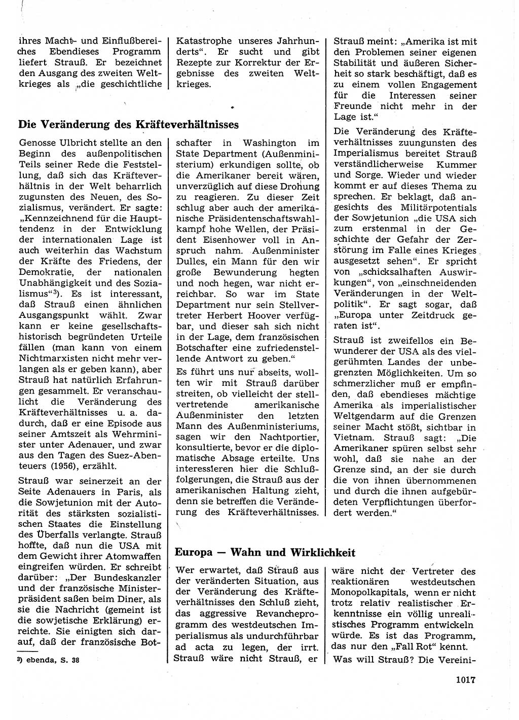 Neuer Weg (NW), Organ des Zentralkomitees (ZK) der SED (Sozialistische Einheitspartei Deutschlands) für Fragen des Parteilebens, 23. Jahrgang [Deutsche Demokratische Republik (DDR)] 1968, Seite 1001 (NW ZK SED DDR 1968, S. 1001)