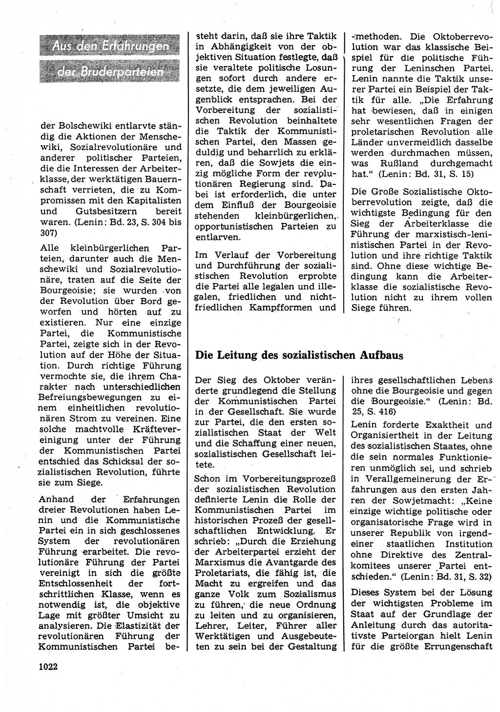 Neuer Weg (NW), Organ des Zentralkomitees (ZK) der SED (Sozialistische Einheitspartei Deutschlands) für Fragen des Parteilebens, 23. Jahrgang [Deutsche Demokratische Republik (DDR)] 1968, Seite 1006 (NW ZK SED DDR 1968, S. 1006)
