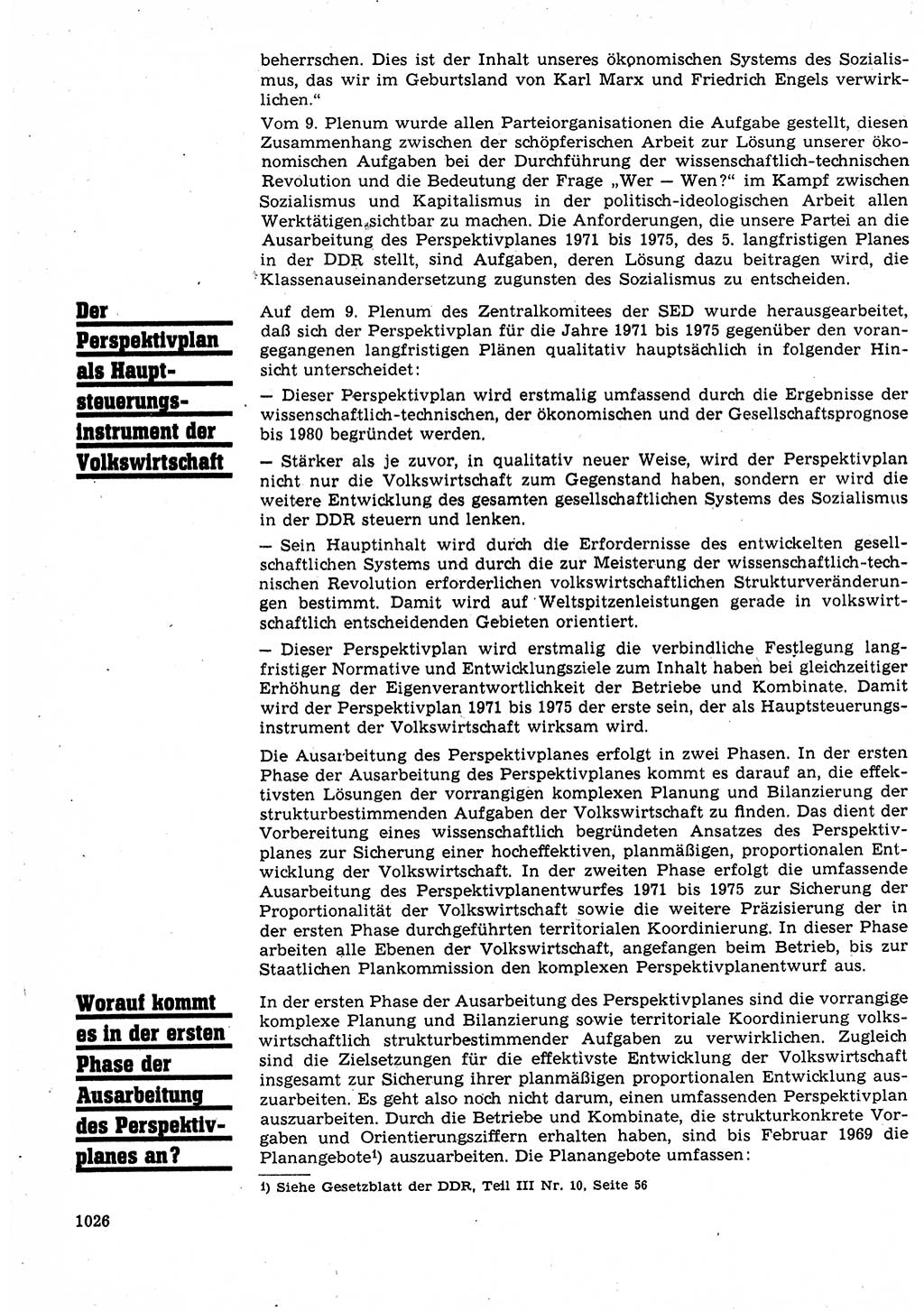 Neuer Weg (NW), Organ des Zentralkomitees (ZK) der SED (Sozialistische Einheitspartei Deutschlands) für Fragen des Parteilebens, 23. Jahrgang [Deutsche Demokratische Republik (DDR)] 1968, Seite 1010 (NW ZK SED DDR 1968, S. 1010)