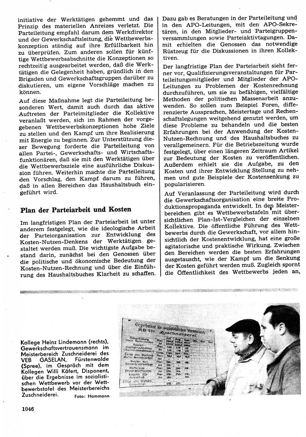 Neuer Weg (NW), Organ des Zentralkomitees (ZK) der SED (Sozialistische Einheitspartei Deutschlands) für Fragen des Parteilebens, 23. Jahrgang [Deutsche Demokratische Republik (DDR)] 1968, Seite 1030 (NW ZK SED DDR 1968, S. 1030)