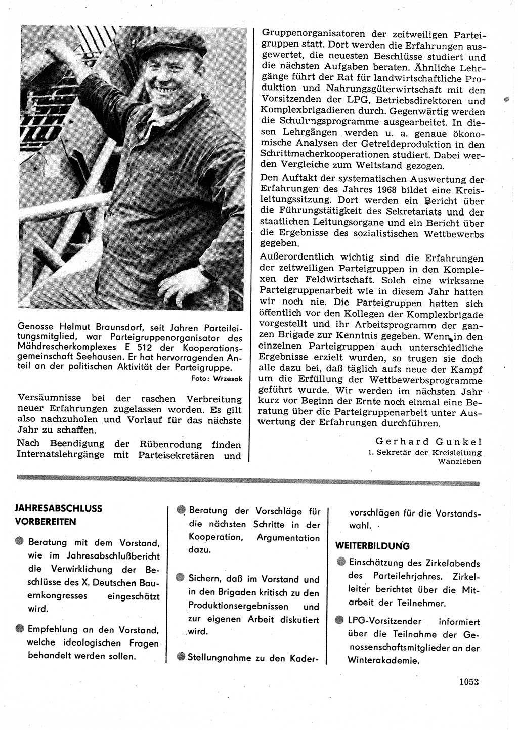 Neuer Weg (NW), Organ des Zentralkomitees (ZK) der SED (Sozialistische Einheitspartei Deutschlands) für Fragen des Parteilebens, 23. Jahrgang [Deutsche Demokratische Republik (DDR)] 1968, Seite 1037 (NW ZK SED DDR 1968, S. 1037)