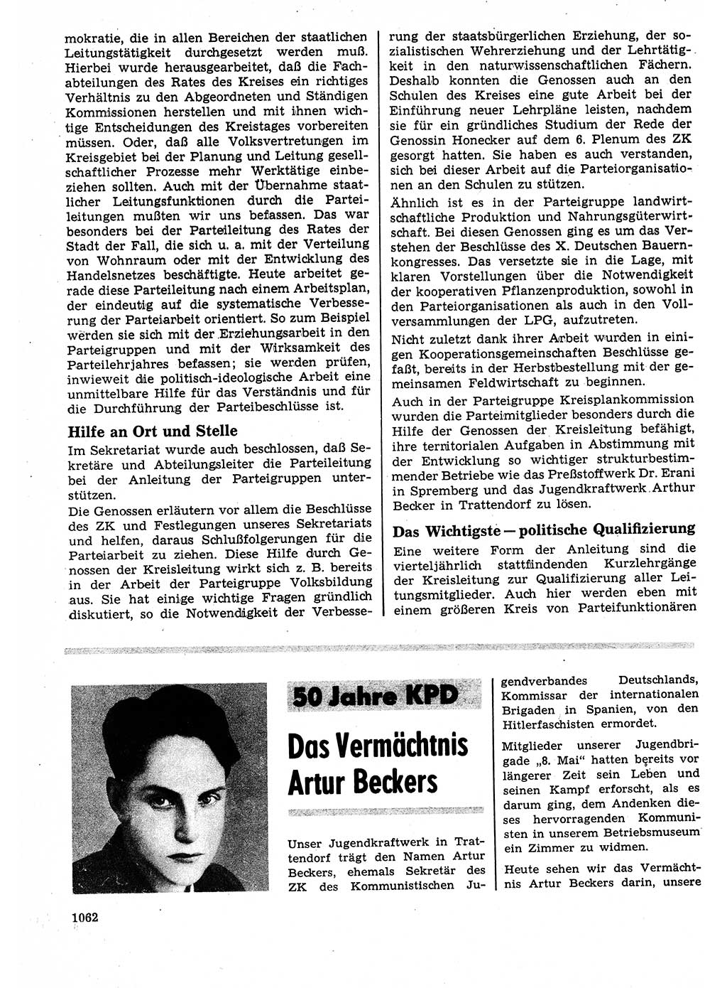 Neuer Weg (NW), Organ des Zentralkomitees (ZK) der SED (Sozialistische Einheitspartei Deutschlands) für Fragen des Parteilebens, 23. Jahrgang [Deutsche Demokratische Republik (DDR)] 1968, Seite 1046 (NW ZK SED DDR 1968, S. 1046)