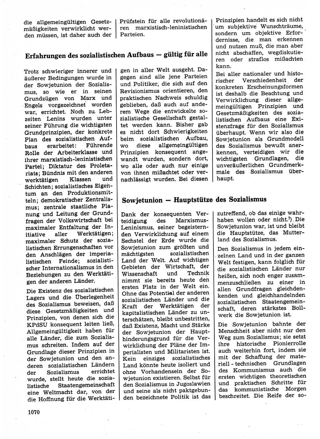 Neuer Weg (NW), Organ des Zentralkomitees (ZK) der SED (Sozialistische Einheitspartei Deutschlands) für Fragen des Parteilebens, 23. Jahrgang [Deutsche Demokratische Republik (DDR)] 1968, Seite 1054 (NW ZK SED DDR 1968, S. 1054)