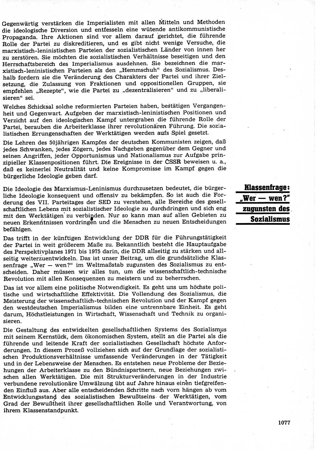 Neuer Weg (NW), Organ des Zentralkomitees (ZK) der SED (Sozialistische Einheitspartei Deutschlands) für Fragen des Parteilebens, 23. Jahrgang [Deutsche Demokratische Republik (DDR)] 1968, Seite 1061 (NW ZK SED DDR 1968, S. 1061)