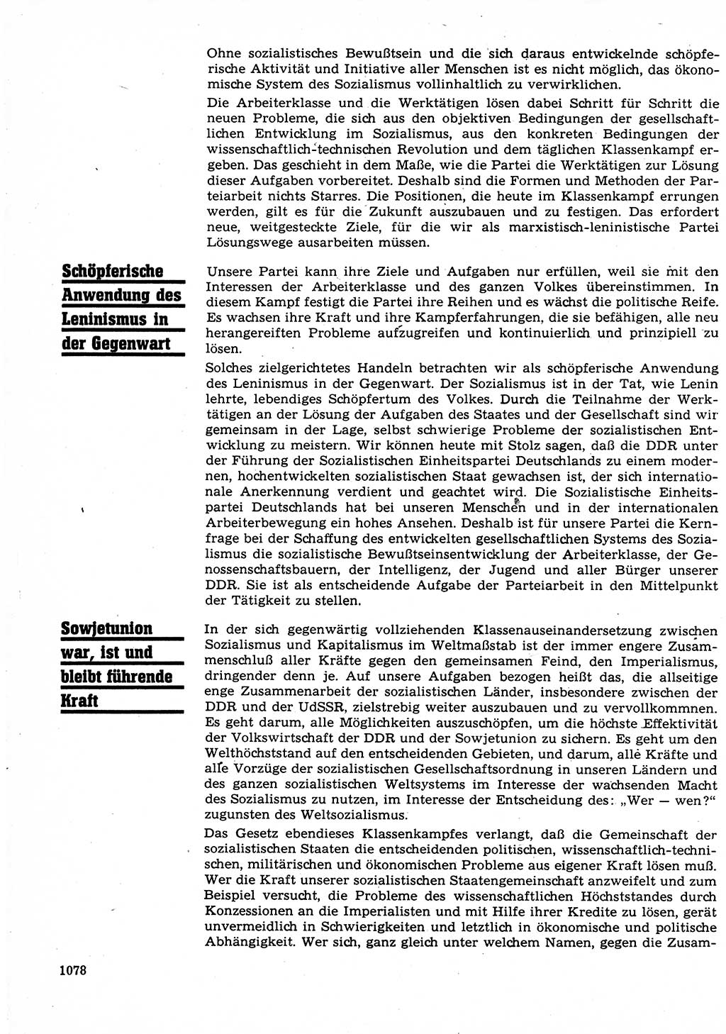 Neuer Weg (NW), Organ des Zentralkomitees (ZK) der SED (Sozialistische Einheitspartei Deutschlands) für Fragen des Parteilebens, 23. Jahrgang [Deutsche Demokratische Republik (DDR)] 1968, Seite 1062 (NW ZK SED DDR 1968, S. 1062)