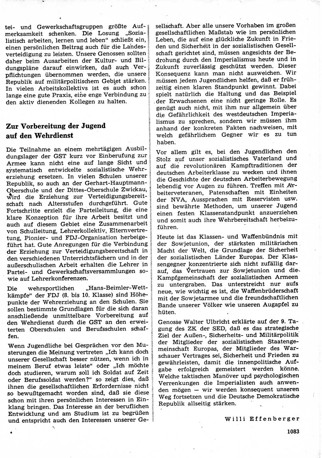 Neuer Weg (NW), Organ des Zentralkomitees (ZK) der SED (Sozialistische Einheitspartei Deutschlands) für Fragen des Parteilebens, 23. Jahrgang [Deutsche Demokratische Republik (DDR)] 1968, Seite 1067 (NW ZK SED DDR 1968, S. 1067)