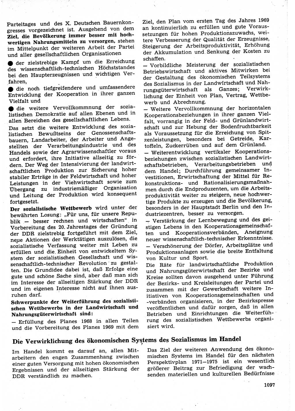 Neuer Weg (NW), Organ des Zentralkomitees (ZK) der SED (Sozialistische Einheitspartei Deutschlands) für Fragen des Parteilebens, 23. Jahrgang [Deutsche Demokratische Republik (DDR)] 1968, Seite 1081 (NW ZK SED DDR 1968, S. 1081)