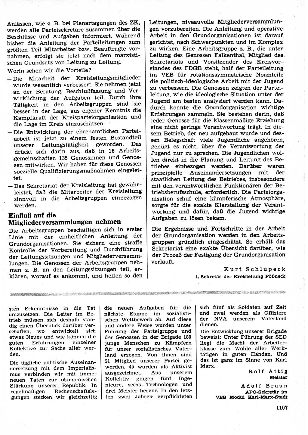 Neuer Weg (NW), Organ des Zentralkomitees (ZK) der SED (Sozialistische Einheitspartei Deutschlands) für Fragen des Parteilebens, 23. Jahrgang [Deutsche Demokratische Republik (DDR)] 1968, Seite 1091 (NW ZK SED DDR 1968, S. 1091)