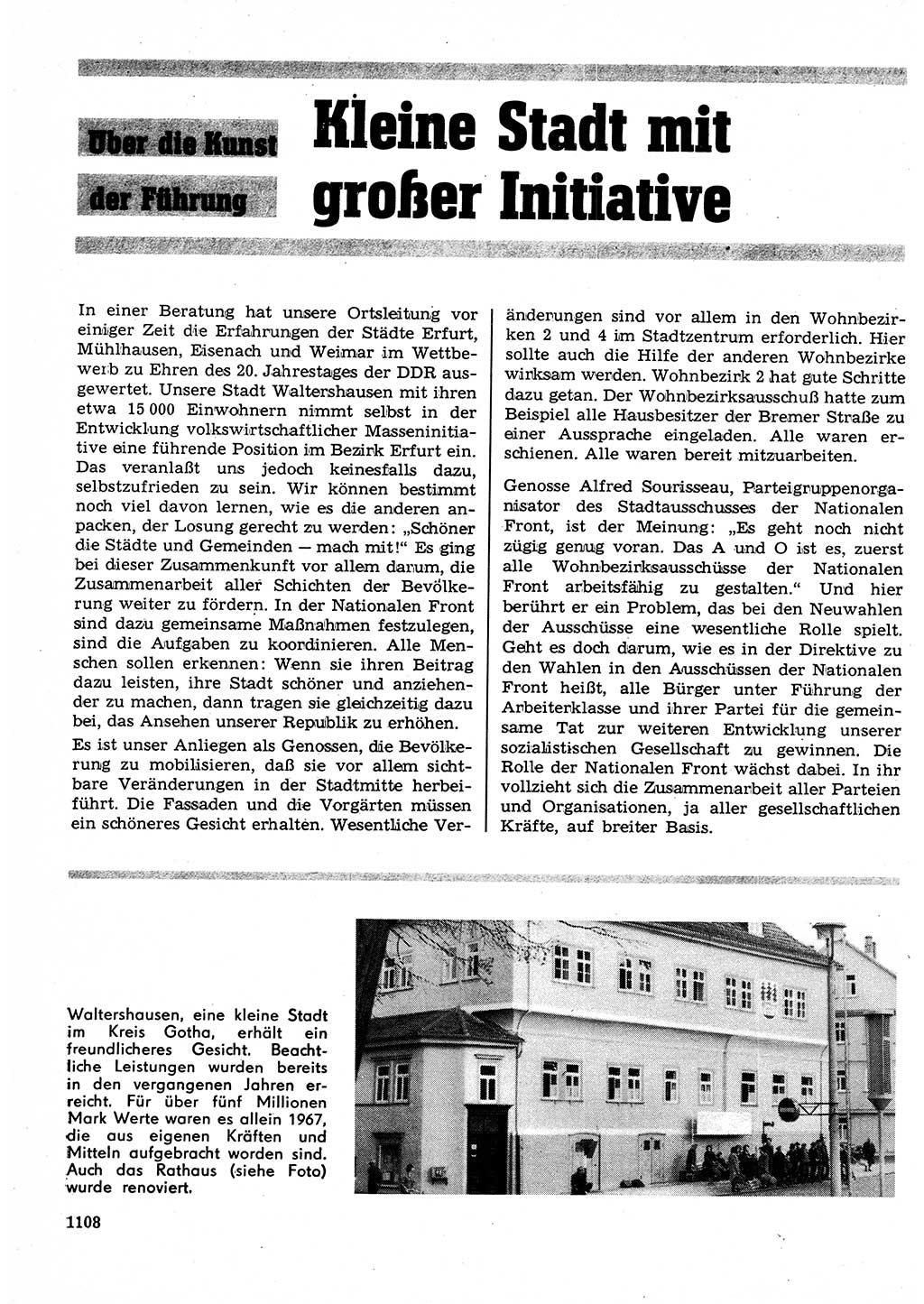 Neuer Weg (NW), Organ des Zentralkomitees (ZK) der SED (Sozialistische Einheitspartei Deutschlands) für Fragen des Parteilebens, 23. Jahrgang [Deutsche Demokratische Republik (DDR)] 1968, Seite 1092 (NW ZK SED DDR 1968, S. 1092)