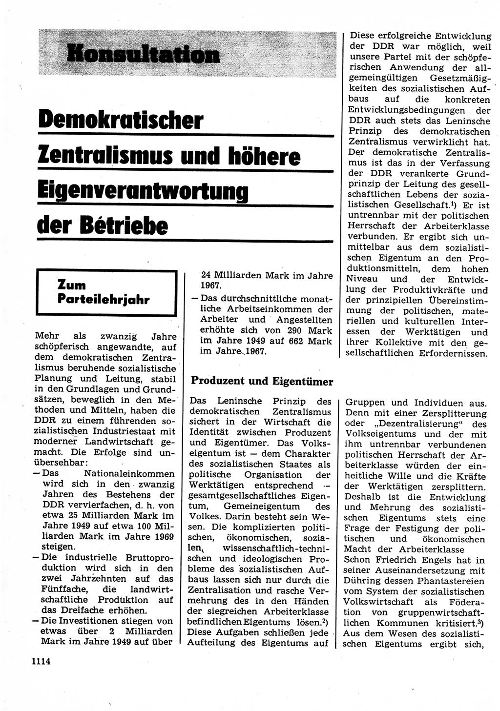 Neuer Weg (NW), Organ des Zentralkomitees (ZK) der SED (Sozialistische Einheitspartei Deutschlands) für Fragen des Parteilebens, 23. Jahrgang [Deutsche Demokratische Republik (DDR)] 1968, Seite 1098 (NW ZK SED DDR 1968, S. 1098)