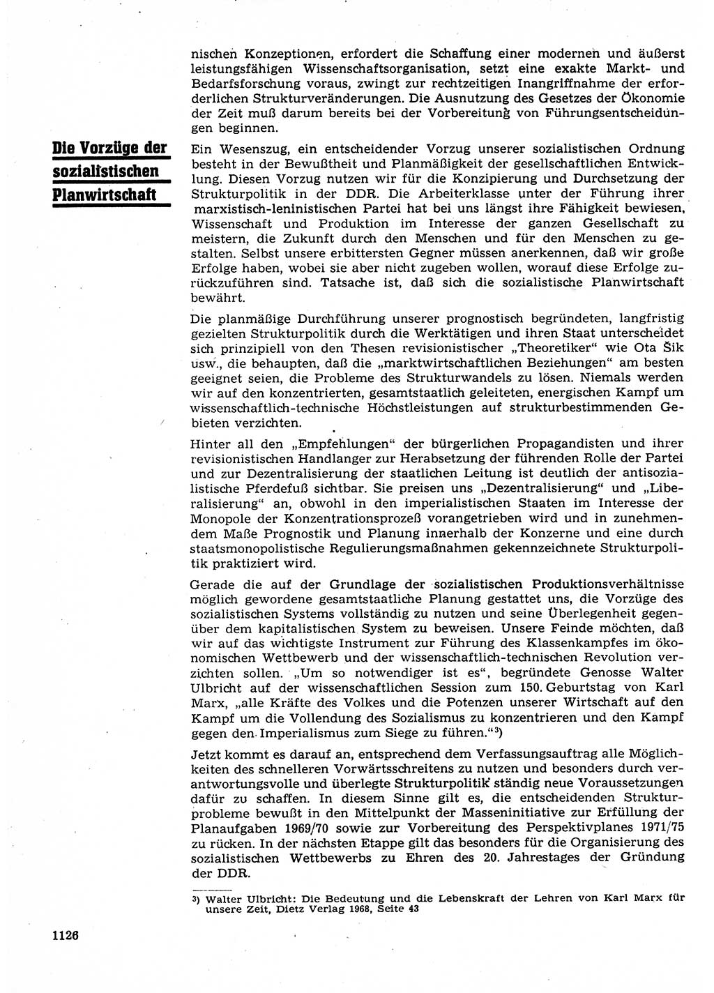 Neuer Weg (NW), Organ des Zentralkomitees (ZK) der SED (Sozialistische Einheitspartei Deutschlands) für Fragen des Parteilebens, 23. Jahrgang [Deutsche Demokratische Republik (DDR)] 1968, Seite 1110 (NW ZK SED DDR 1968, S. 1110)