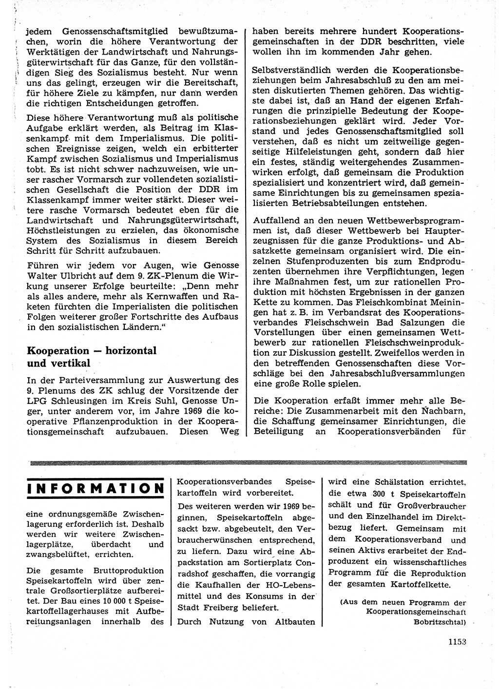 Neuer Weg (NW), Organ des Zentralkomitees (ZK) der SED (Sozialistische Einheitspartei Deutschlands) für Fragen des Parteilebens, 23. Jahrgang [Deutsche Demokratische Republik (DDR)] 1968, Seite 1137 (NW ZK SED DDR 1968, S. 1137)