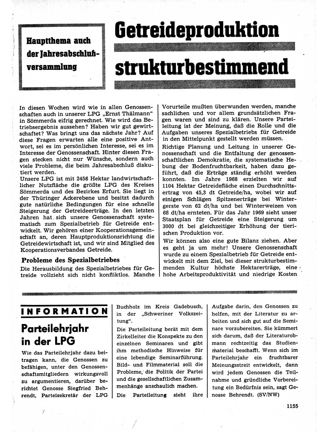 Neuer Weg (NW), Organ des Zentralkomitees (ZK) der SED (Sozialistische Einheitspartei Deutschlands) für Fragen des Parteilebens, 23. Jahrgang [Deutsche Demokratische Republik (DDR)] 1968, Seite 1139 (NW ZK SED DDR 1968, S. 1139)