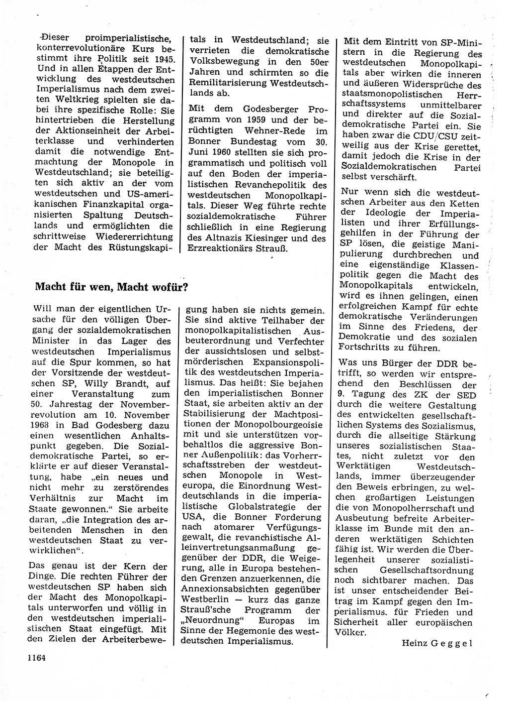 Neuer Weg (NW), Organ des Zentralkomitees (ZK) der SED (Sozialistische Einheitspartei Deutschlands) für Fragen des Parteilebens, 23. Jahrgang [Deutsche Demokratische Republik (DDR)] 1968, Seite 1148 (NW ZK SED DDR 1968, S. 1148)