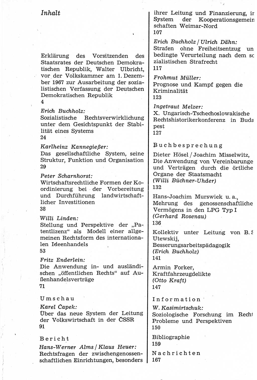 Staat und Recht (StuR), 17. Jahrgang [Deutsche Demokratische Republik (DDR)] 1968, Seite 3 (StuR DDR 1968, S. 3)