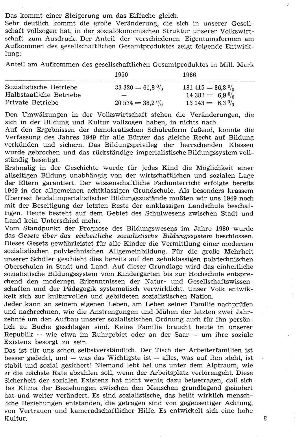 Staat und Recht (StuR), 17. Jahrgang [Deutsche Demokratische Republik (DDR)] 1968, Seite 8 (StuR DDR 1968, S. 8)
