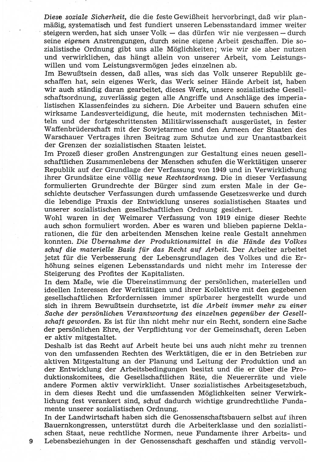 Staat und Recht (StuR), 17. Jahrgang [Deutsche Demokratische Republik (DDR)] 1968, Seite 9 (StuR DDR 1968, S. 9)