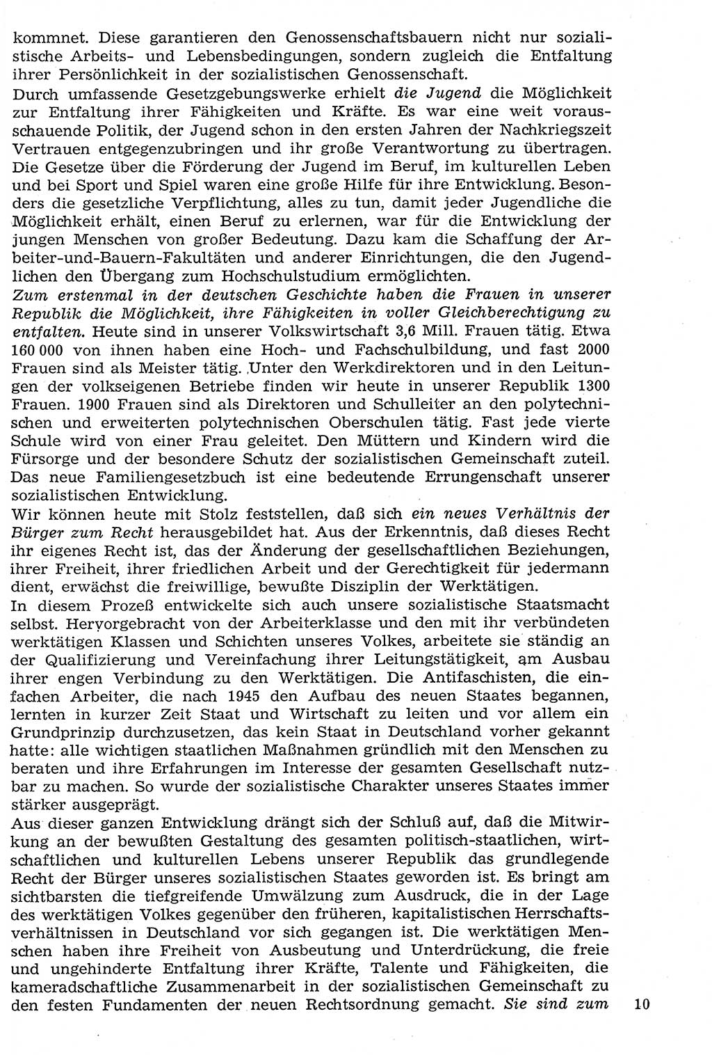 Staat und Recht (StuR), 17. Jahrgang [Deutsche Demokratische Republik (DDR)] 1968, Seite 10 (StuR DDR 1968, S. 10)