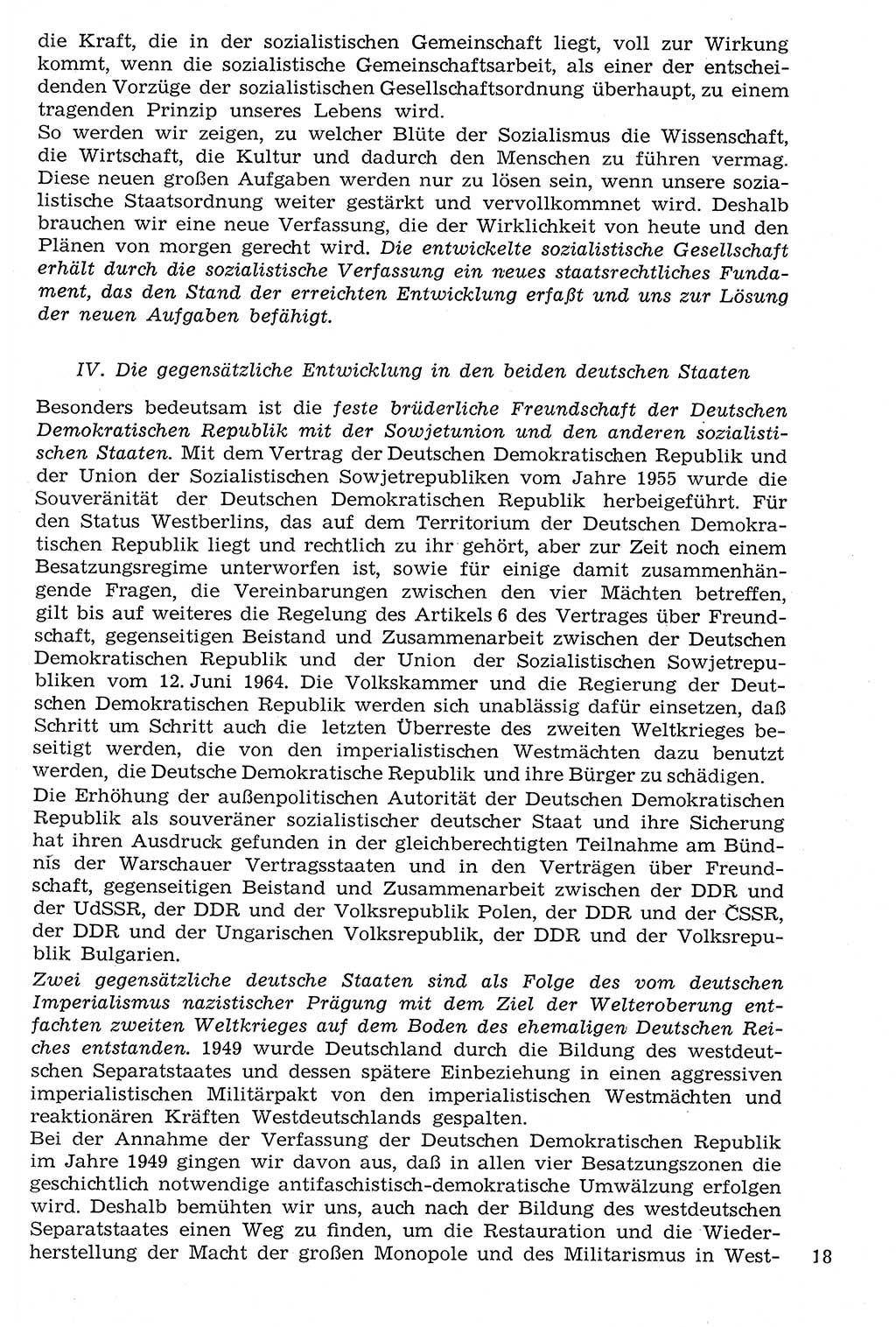 Staat und Recht (StuR), 17. Jahrgang [Deutsche Demokratische Republik (DDR)] 1968, Seite 18 (StuR DDR 1968, S. 18)