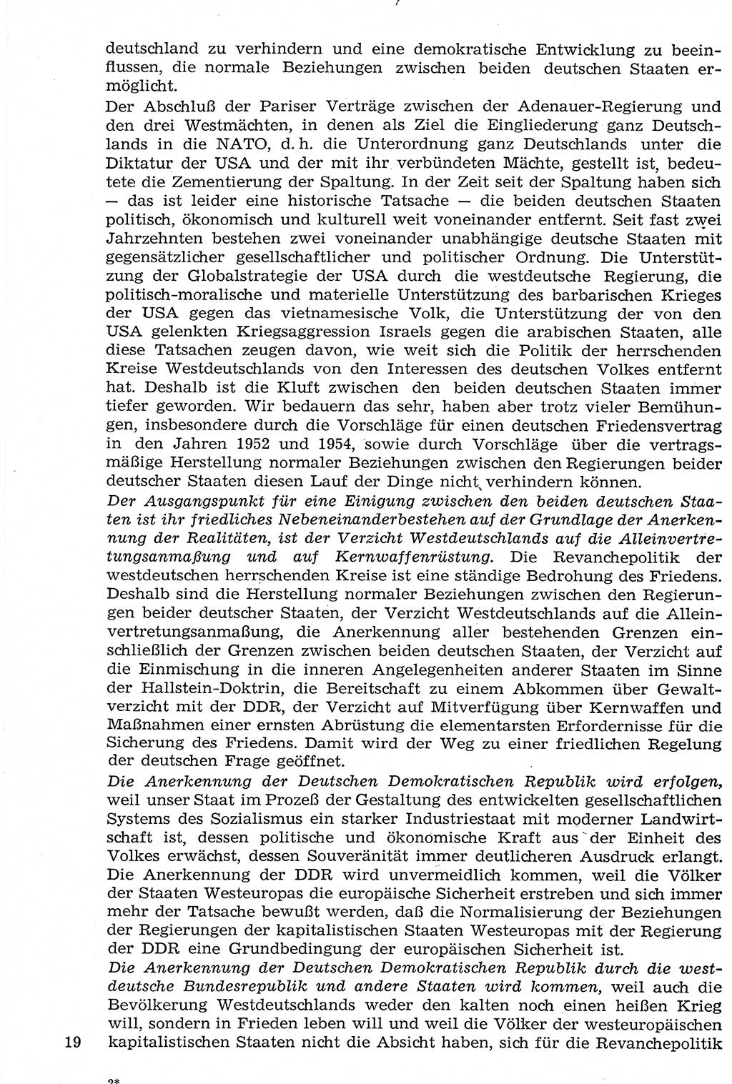 Staat und Recht (StuR), 17. Jahrgang [Deutsche Demokratische Republik (DDR)] 1968, Seite 19 (StuR DDR 1968, S. 19)