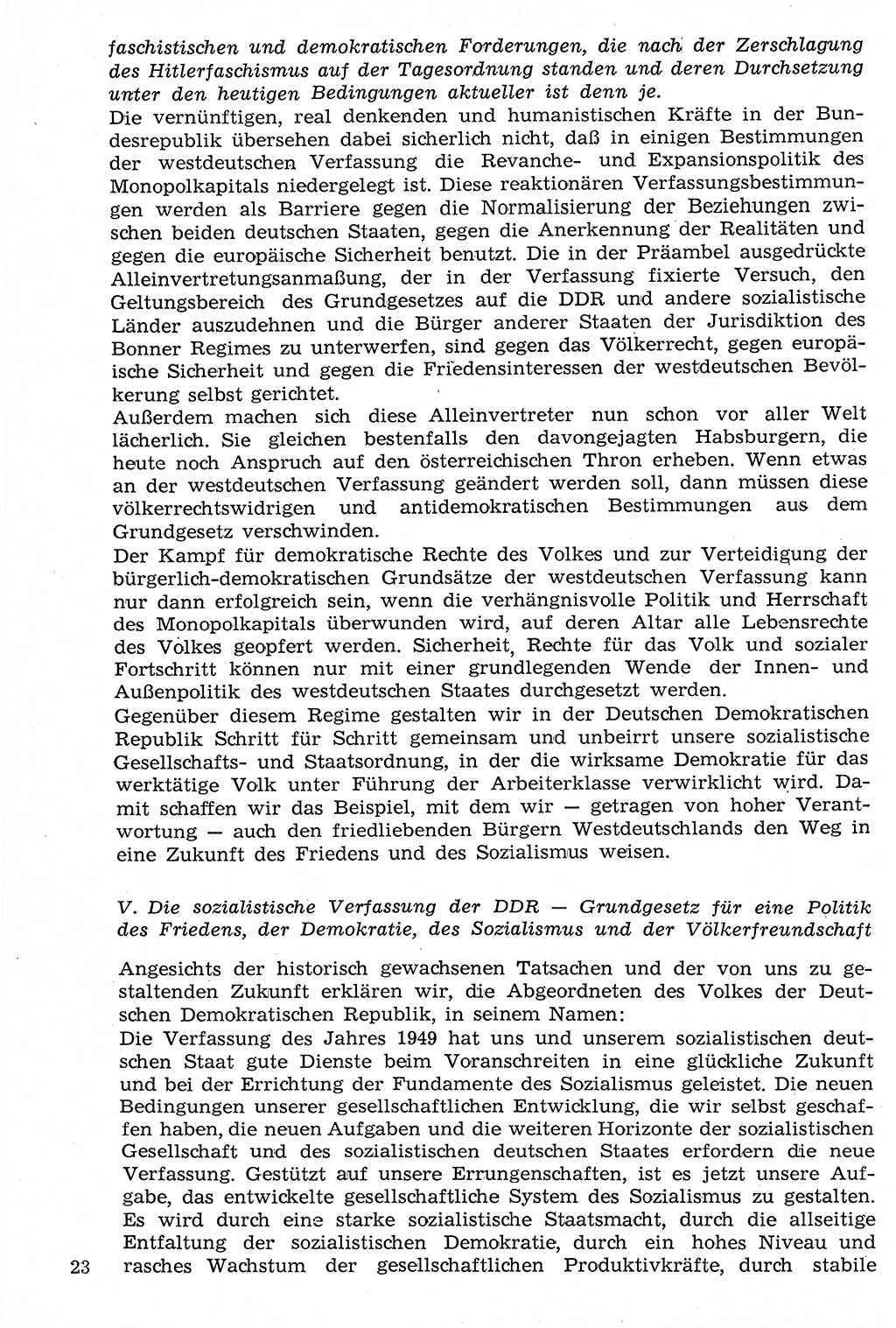 Staat und Recht (StuR), 17. Jahrgang [Deutsche Demokratische Republik (DDR)] 1968, Seite 23 (StuR DDR 1968, S. 23)