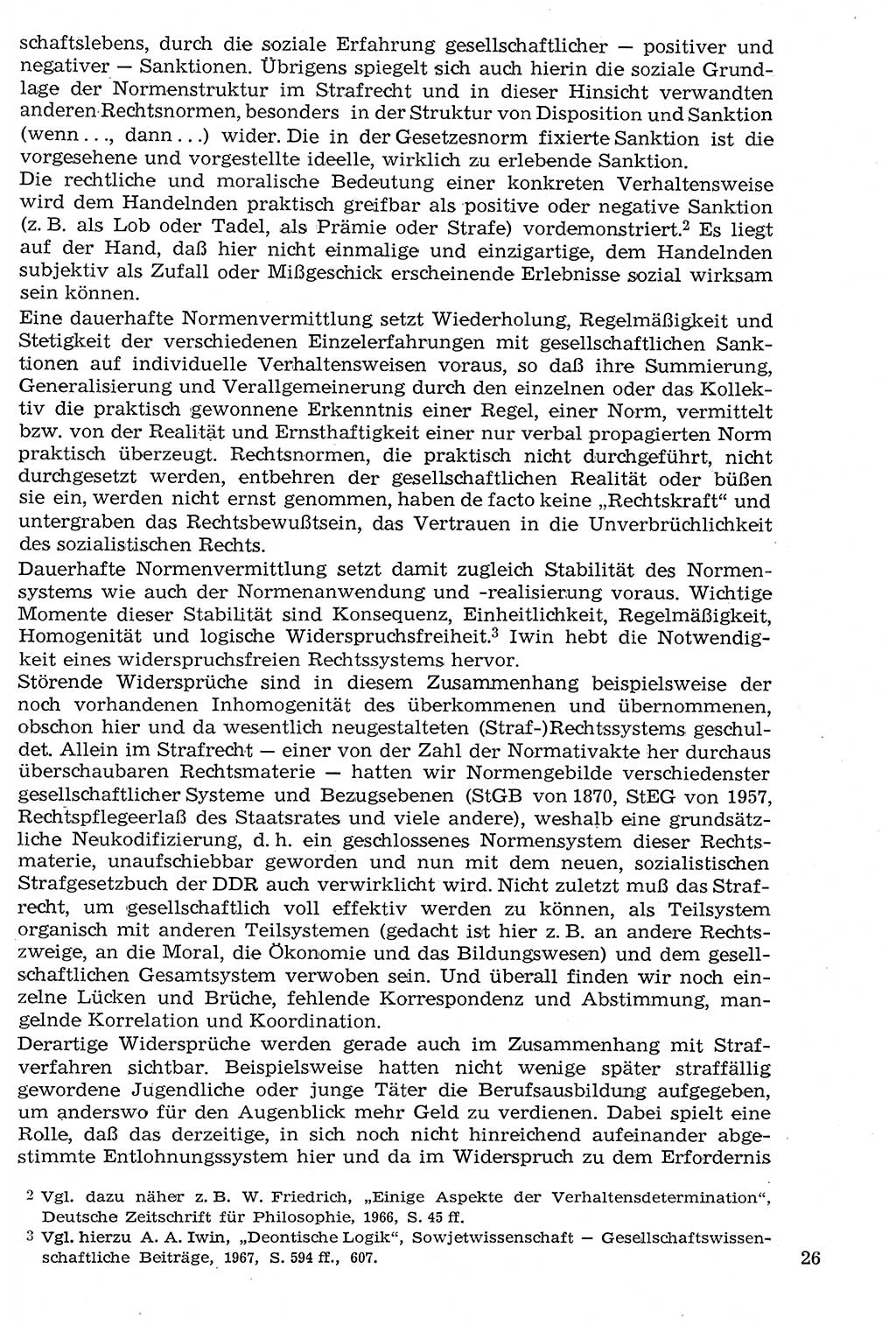 Staat und Recht (StuR), 17. Jahrgang [Deutsche Demokratische Republik (DDR)] 1968, Seite 26 (StuR DDR 1968, S. 26)
