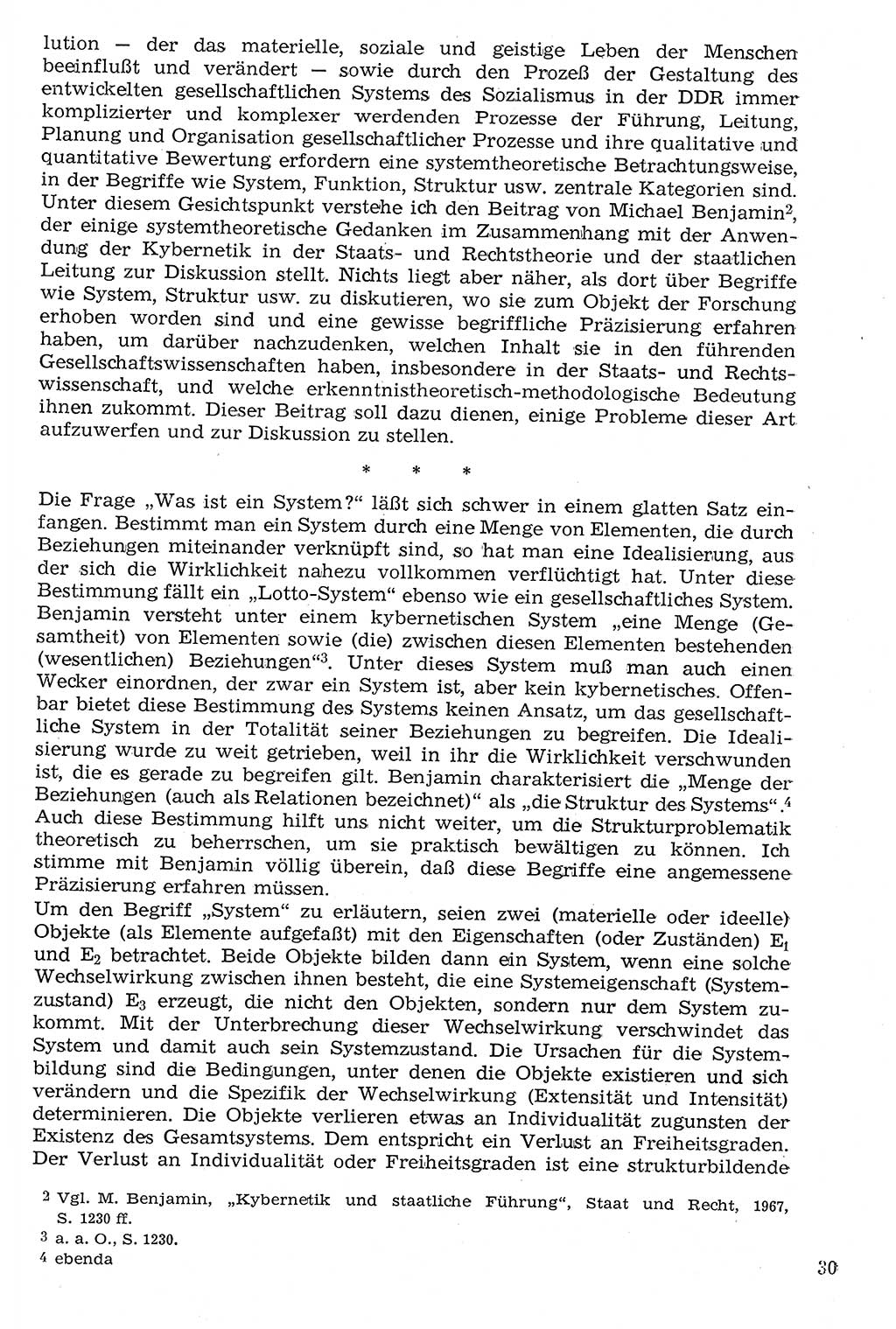 Staat und Recht (StuR), 17. Jahrgang [Deutsche Demokratische Republik (DDR)] 1968, Seite 30 (StuR DDR 1968, S. 30)