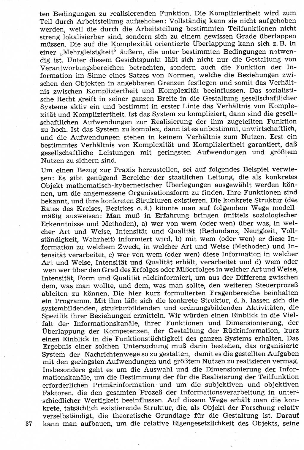 Staat und Recht (StuR), 17. Jahrgang [Deutsche Demokratische Republik (DDR)] 1968, Seite 37 (StuR DDR 1968, S. 37)