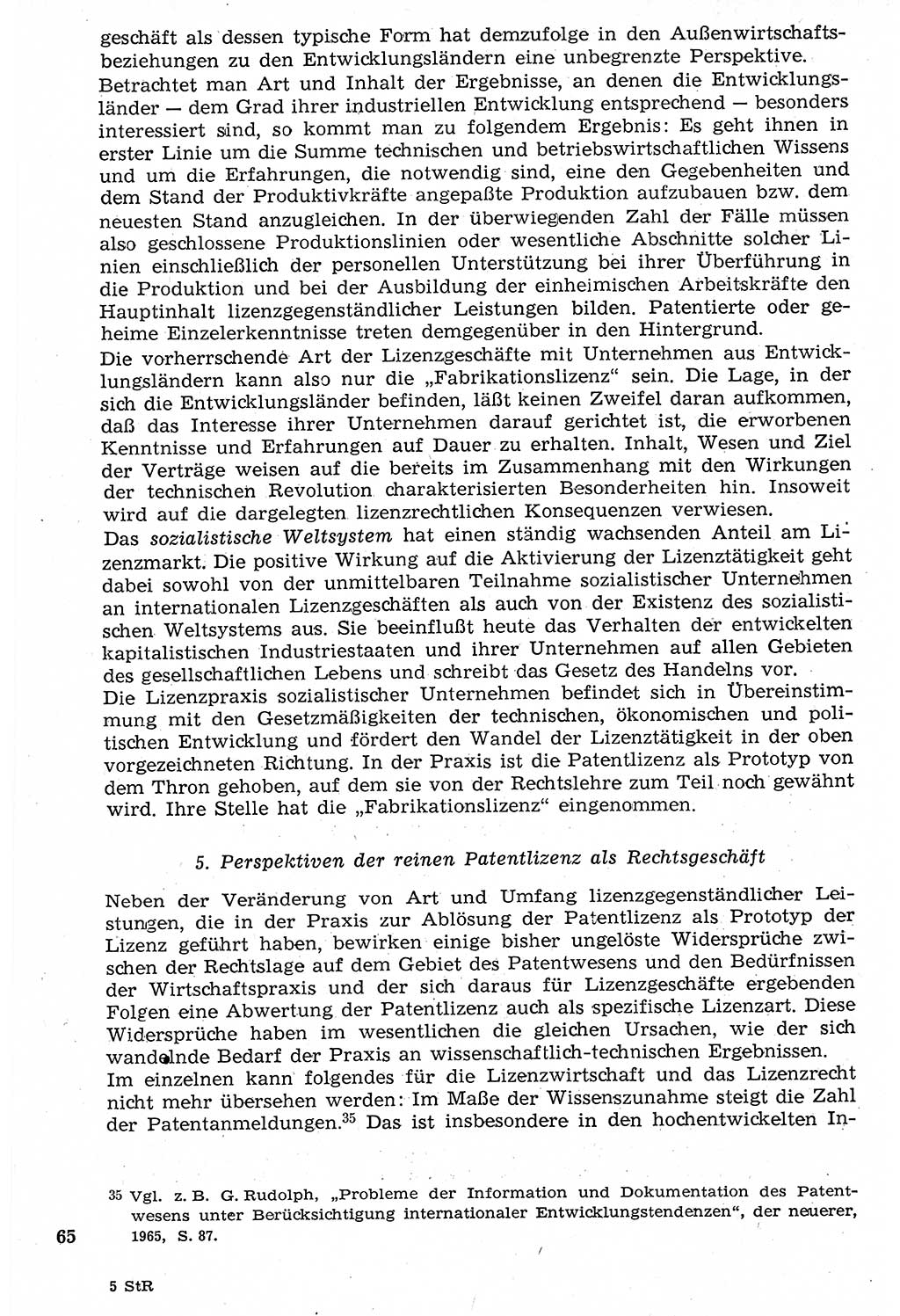 Staat und Recht (StuR), 17. Jahrgang [Deutsche Demokratische Republik (DDR)] 1968, Seite 65 (StuR DDR 1968, S. 65)