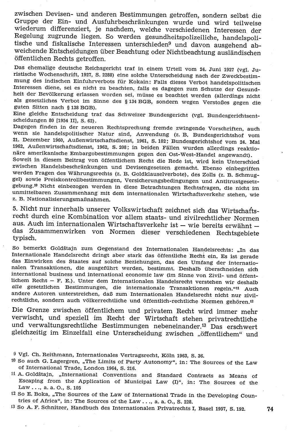Staat und Recht (StuR), 17. Jahrgang [Deutsche Demokratische Republik (DDR)] 1968, Seite 74 (StuR DDR 1968, S. 74)