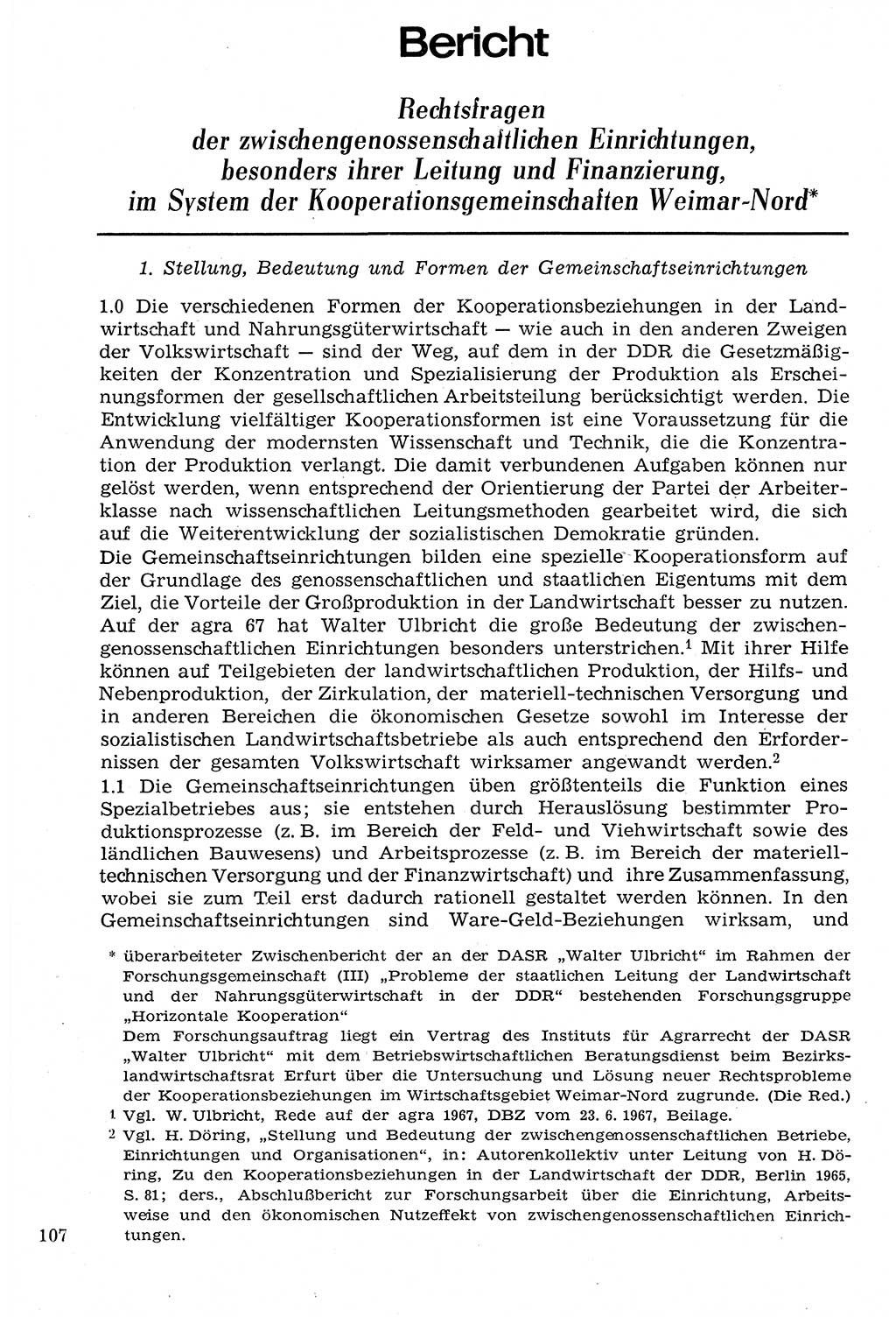 Staat und Recht (StuR), 17. Jahrgang [Deutsche Demokratische Republik (DDR)] 1968, Seite 107 (StuR DDR 1968, S. 107)