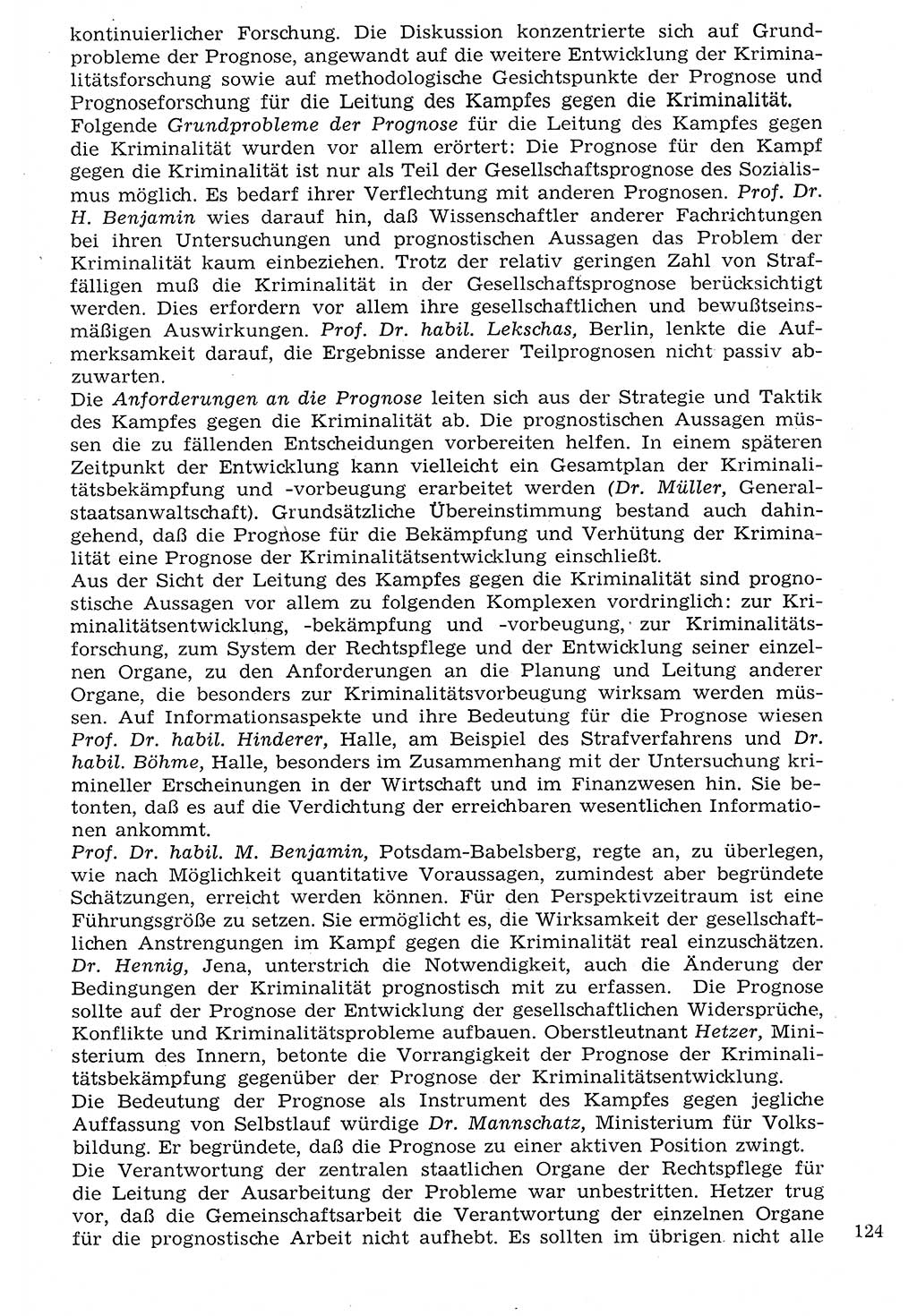 Staat und Recht (StuR), 17. Jahrgang [Deutsche Demokratische Republik (DDR)] 1968, Seite 124 (StuR DDR 1968, S. 124)