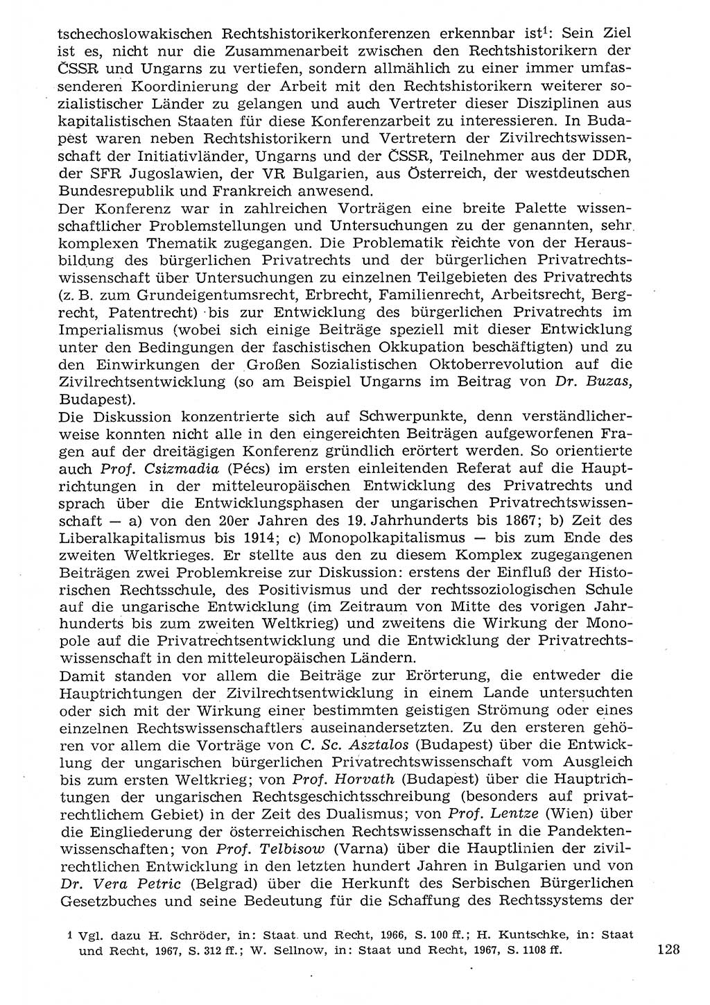 Staat und Recht (StuR), 17. Jahrgang [Deutsche Demokratische Republik (DDR)] 1968, Seite 128 (StuR DDR 1968, S. 128)