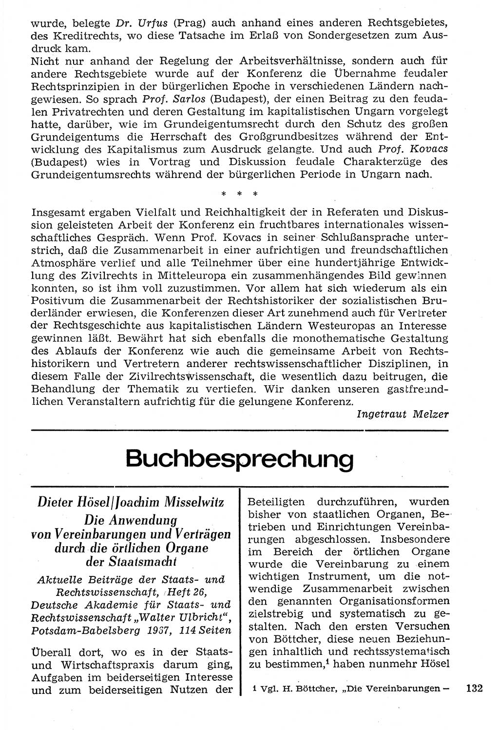 Staat und Recht (StuR), 17. Jahrgang [Deutsche Demokratische Republik (DDR)] 1968, Seite 132 (StuR DDR 1968, S. 132)