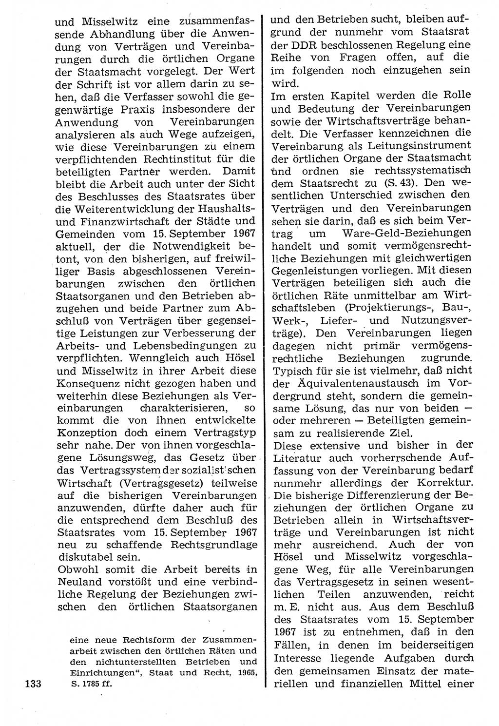 Staat und Recht (StuR), 17. Jahrgang [Deutsche Demokratische Republik (DDR)] 1968, Seite 133 (StuR DDR 1968, S. 133)