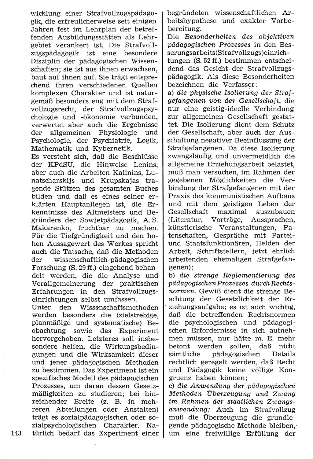 Staat und Recht (StuR), 17. Jahrgang [Deutsche Demokratische Republik (DDR)] 1968, Seite 143 (StuR DDR 1968, S. 143)