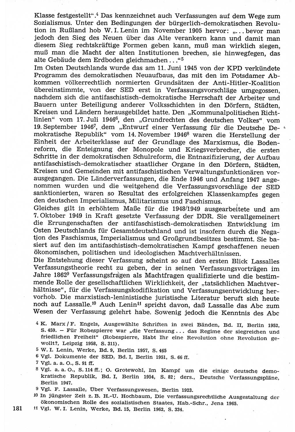Staat und Recht (StuR), 17. Jahrgang [Deutsche Demokratische Republik (DDR)] 1968, Seite 181 (StuR DDR 1968, S. 181)