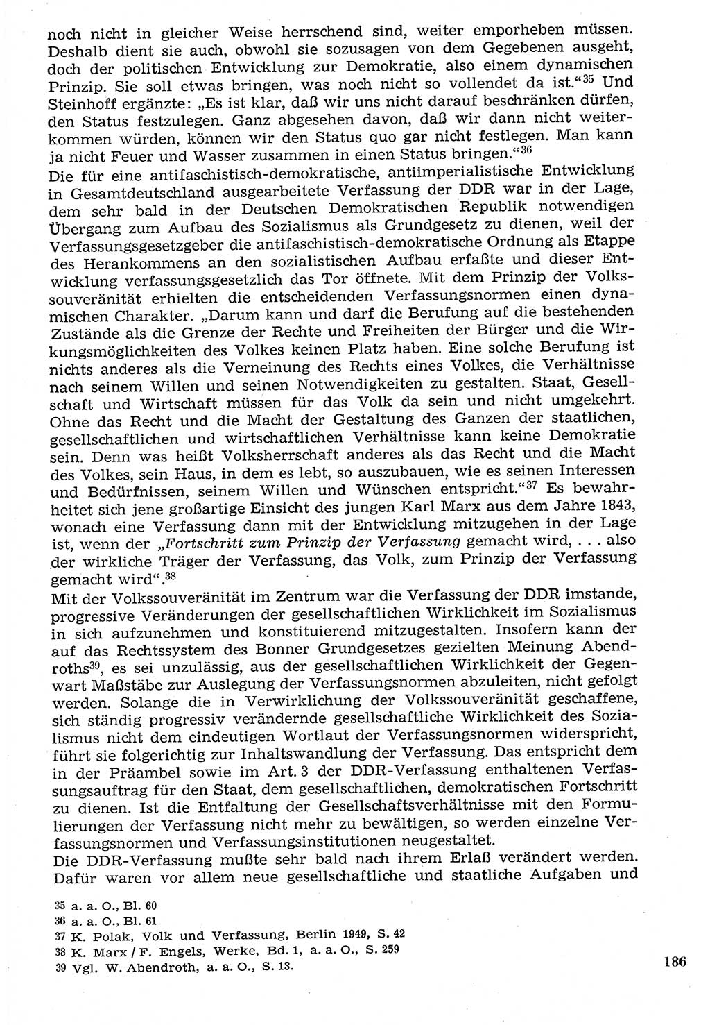Staat und Recht (StuR), 17. Jahrgang [Deutsche Demokratische Republik (DDR)] 1968, Seite 186 (StuR DDR 1968, S. 186)