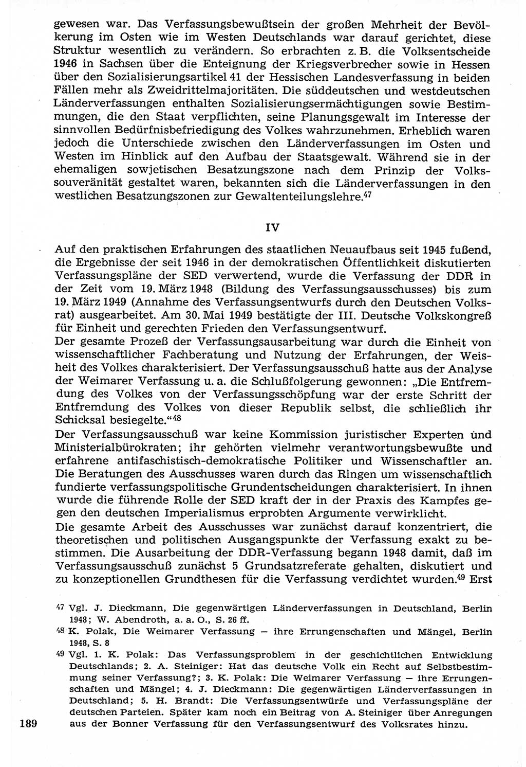 Staat und Recht (StuR), 17. Jahrgang [Deutsche Demokratische Republik (DDR)] 1968, Seite 189 (StuR DDR 1968, S. 189)