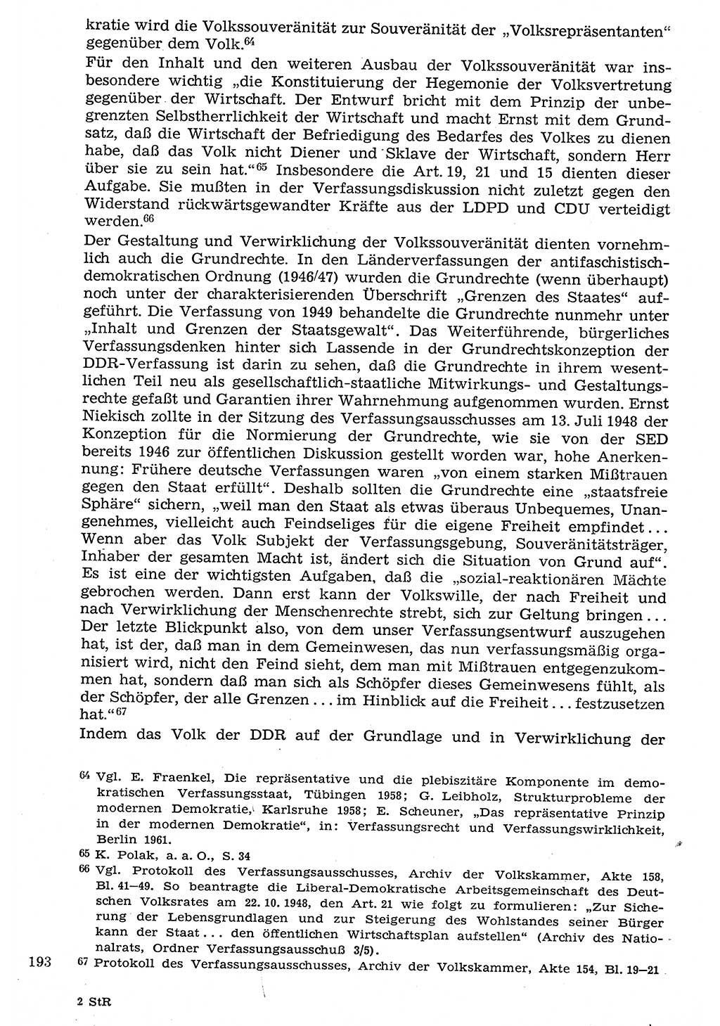 Staat und Recht (StuR), 17. Jahrgang [Deutsche Demokratische Republik (DDR)] 1968, Seite 193 (StuR DDR 1968, S. 193)