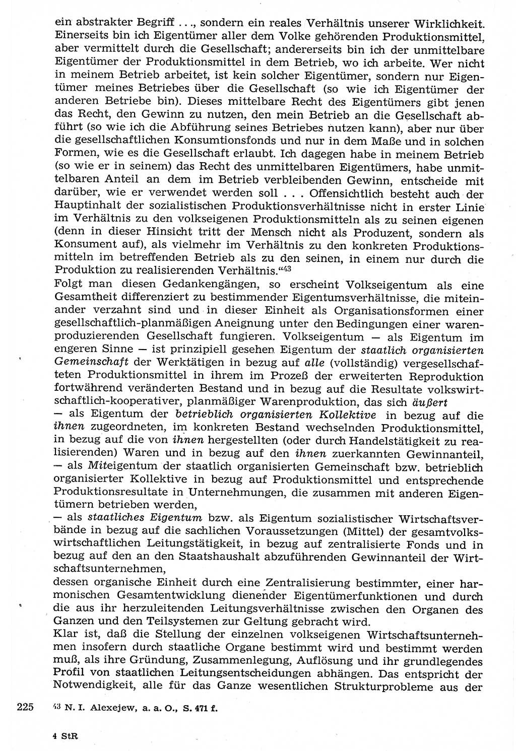 Staat und Recht (StuR), 17. Jahrgang [Deutsche Demokratische Republik (DDR)] 1968, Seite 225 (StuR DDR 1968, S. 225)
