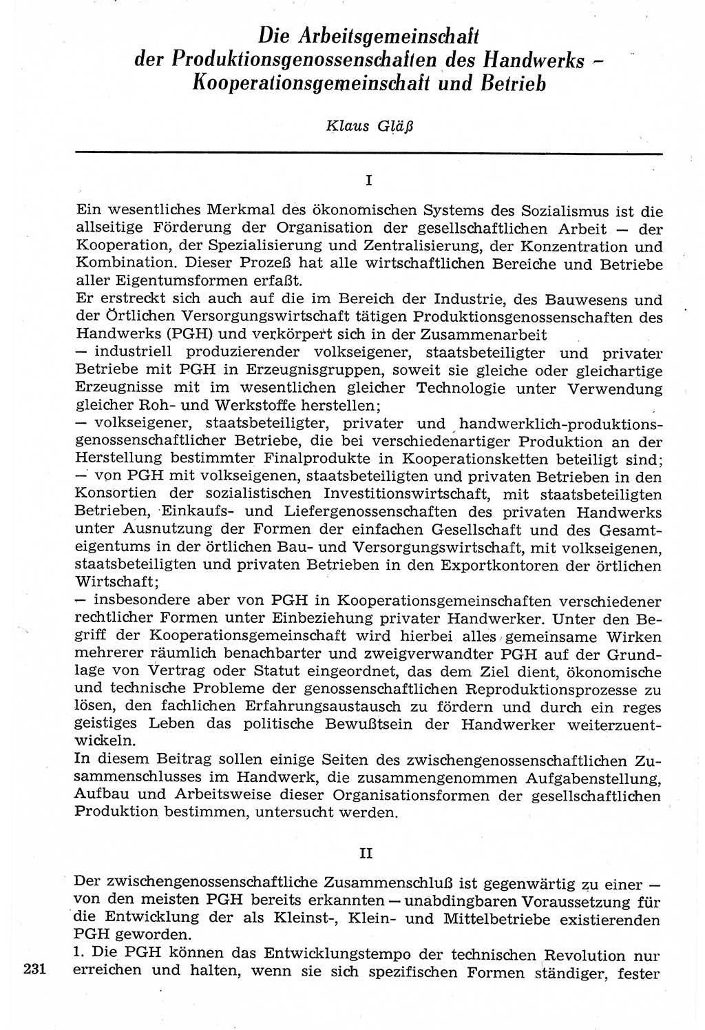 Staat und Recht (StuR), 17. Jahrgang [Deutsche Demokratische Republik (DDR)] 1968, Seite 231 (StuR DDR 1968, S. 231)