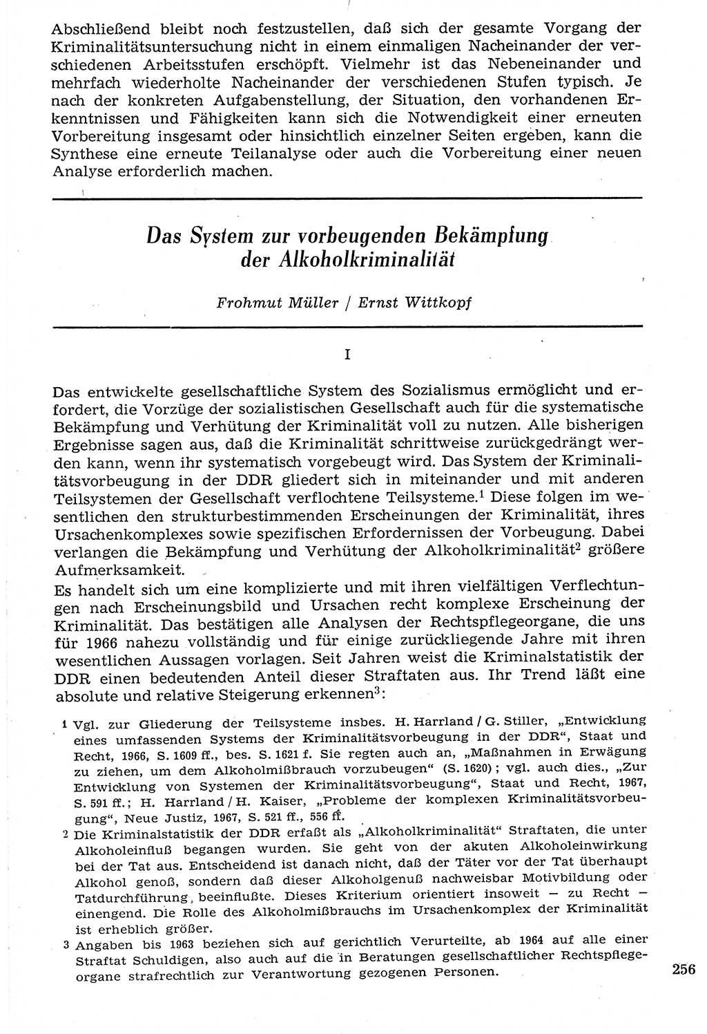 Staat und Recht (StuR), 17. Jahrgang [Deutsche Demokratische Republik (DDR)] 1968, Seite 256 (StuR DDR 1968, S. 256)