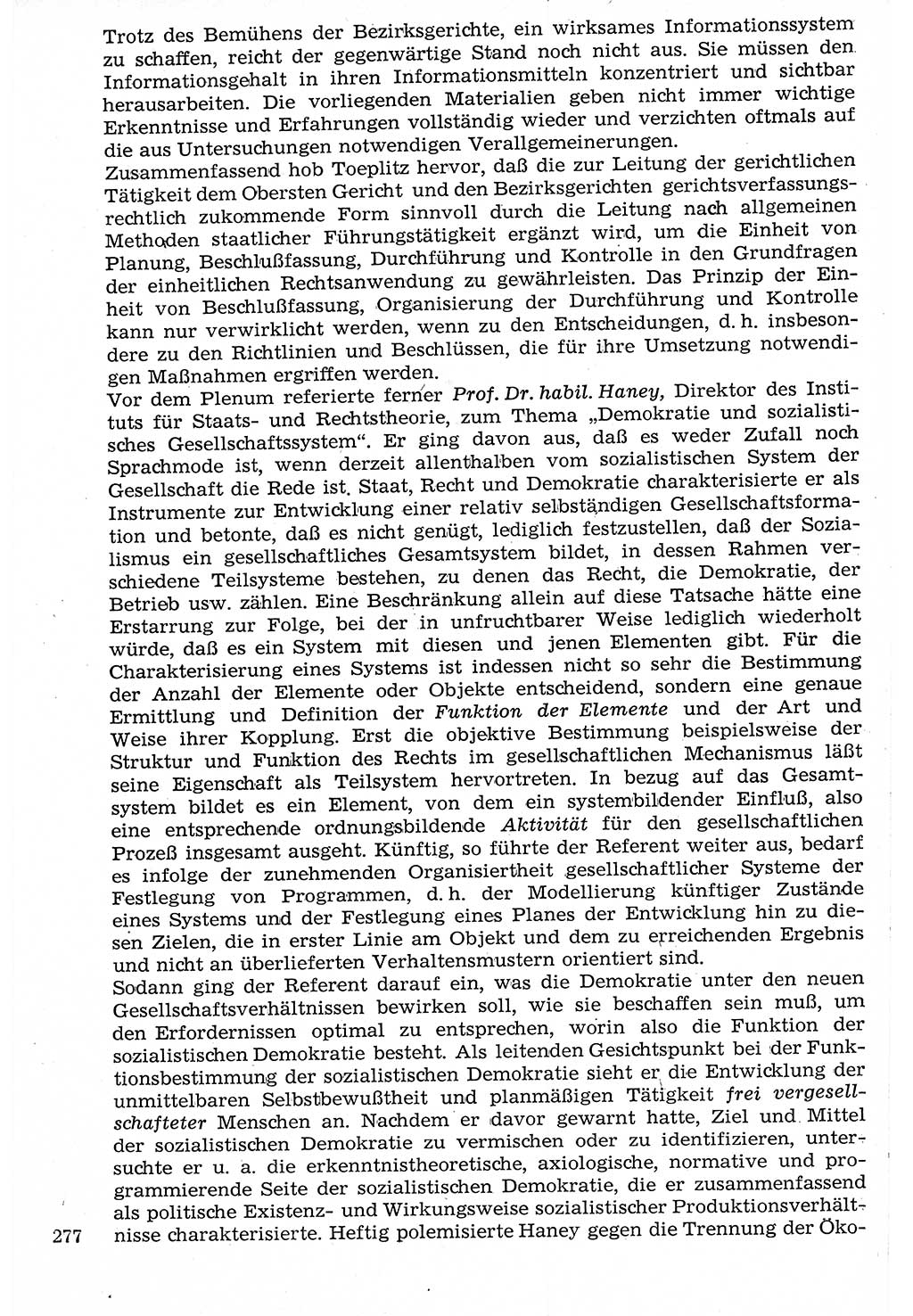 Staat und Recht (StuR), 17. Jahrgang [Deutsche Demokratische Republik (DDR)] 1968, Seite 277 (StuR DDR 1968, S. 277)