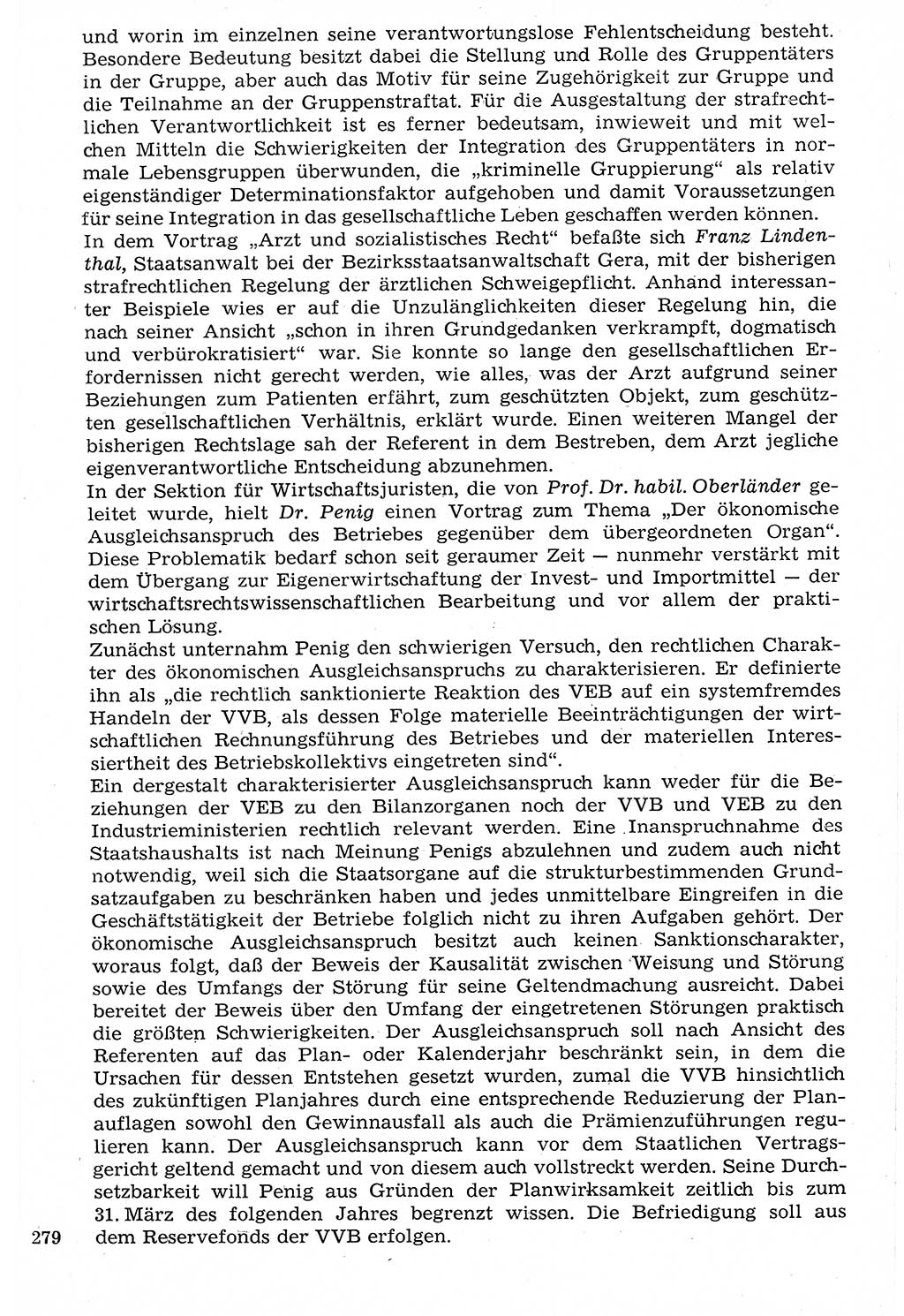 Staat und Recht (StuR), 17. Jahrgang [Deutsche Demokratische Republik (DDR)] 1968, Seite 279 (StuR DDR 1968, S. 279)