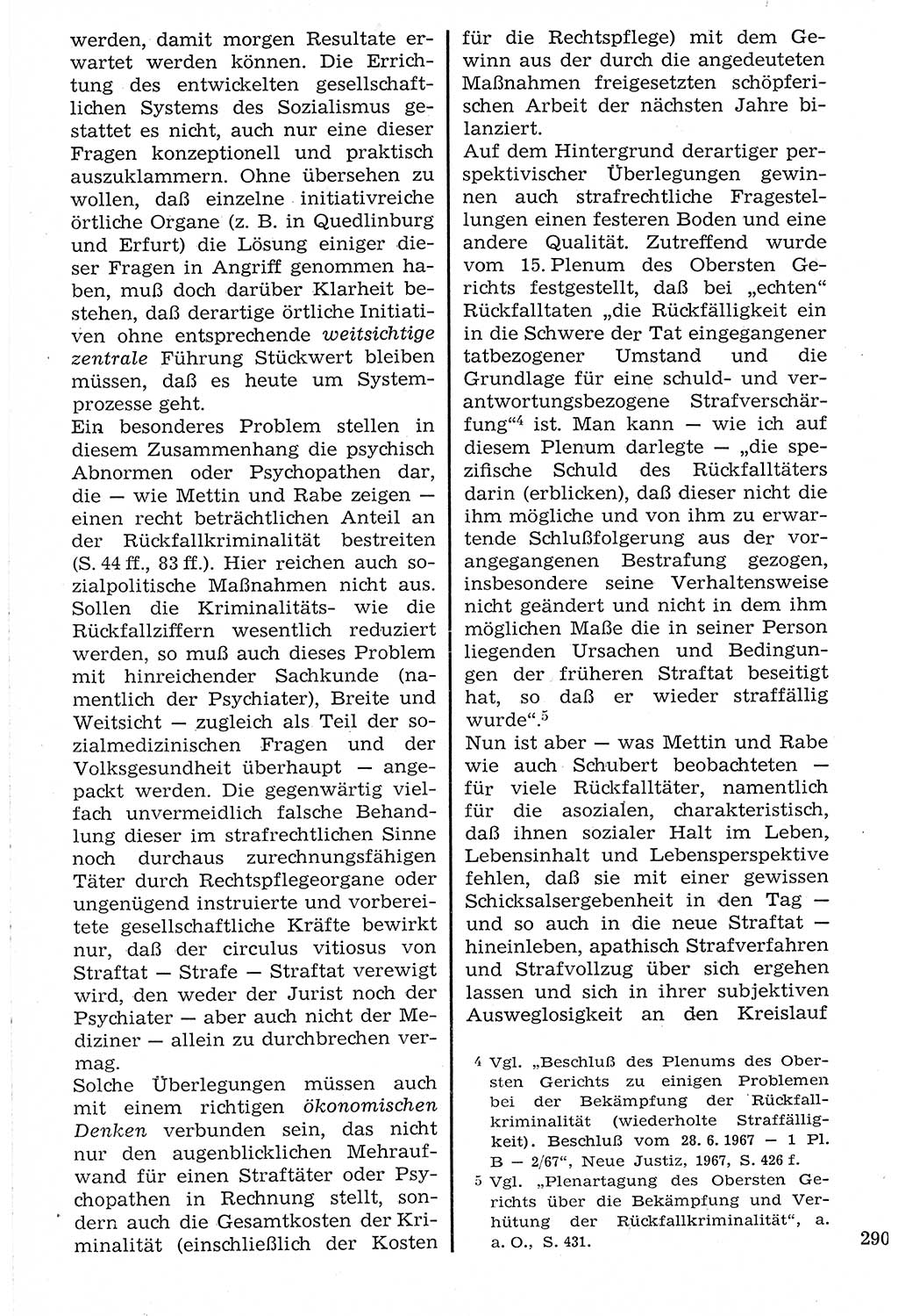 Staat und Recht (StuR), 17. Jahrgang [Deutsche Demokratische Republik (DDR)] 1968, Seite 290 (StuR DDR 1968, S. 290)