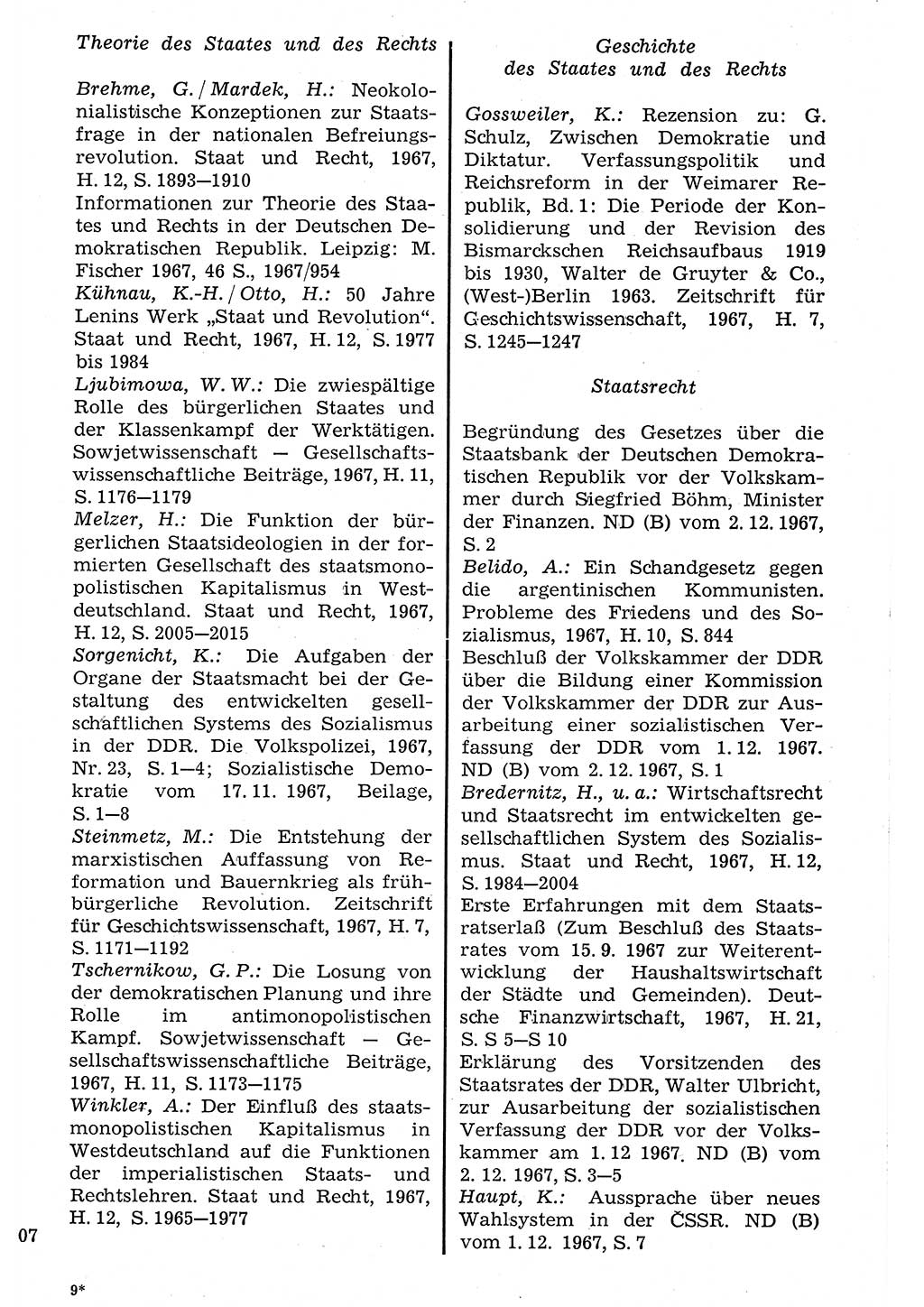Staat und Recht (StuR), 17. Jahrgang [Deutsche Demokratische Republik (DDR)] 1968, Seite 307 (StuR DDR 1968, S. 307)